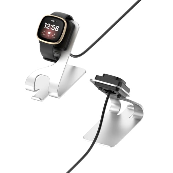Laddställ och laddare till Google Pixel Watch 3 41 / 45mm - Silver