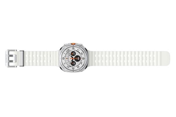 Samsung Galaxy Watch Ultra 3,81 cm (1,5") AMOLED 47 mm Digital 480 x 480 pixlar Pekskärm 4G Vit Wi-Fi GPS (satellit)