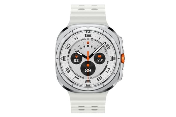 Samsung Galaxy Watch Ultra 3,81 cm (1,5") AMOLED 47 mm Digital 480 x 480 pixlar Pekskärm 4G Vit Wi-Fi GPS (satellit)