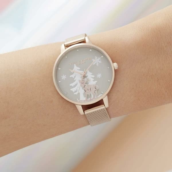 Klokker for Kvinner Olivia Burton OB16AW01 (Ø 30 mm)