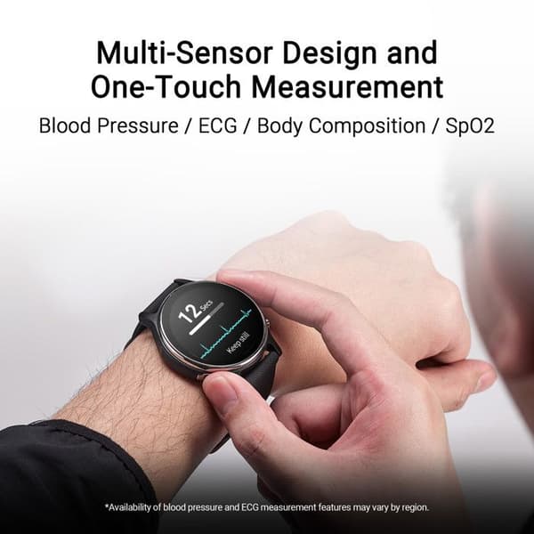 Smartwatch Fitness - ASUS - VivoWatch 6 - Blodtrycksövervakning - EKG - Aktivitetsspårning