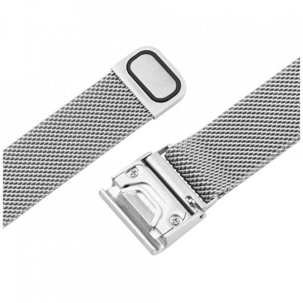 Fixed QuickFit mesharmband, 20 mm, silver