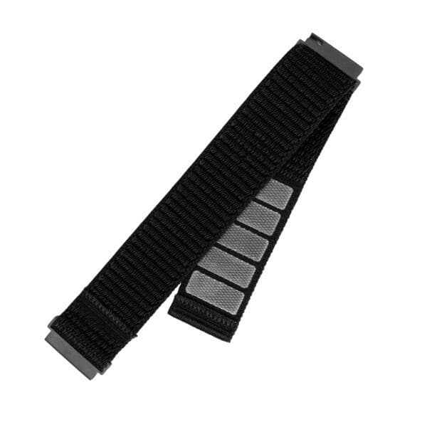 Fixed smartklockas nylonrem, 22 mm, svart