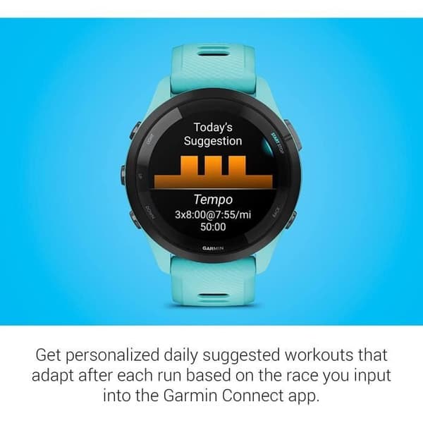 Smartwatch - GARMIN - Forerunner 265 - 46 mm - Pulsmätare - Batteritid 14 dagar