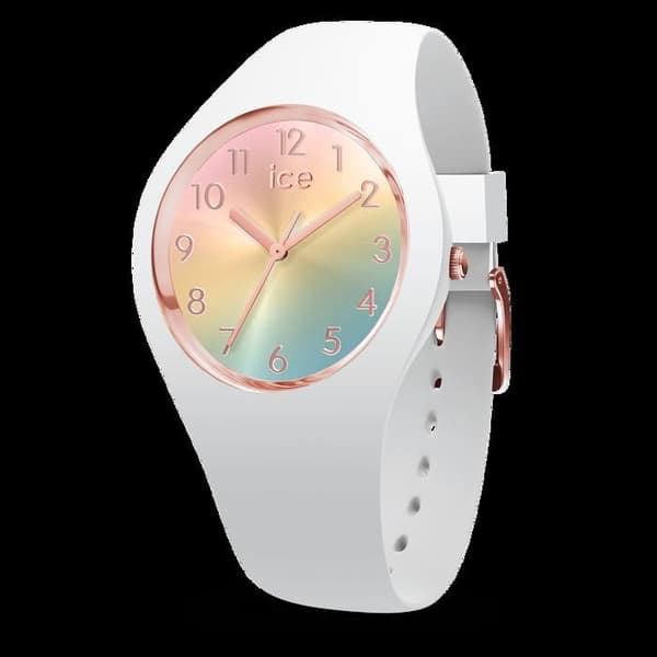 Klocka - ICE-WATCH - Vit silikon - Rund - 34 mm - Dam