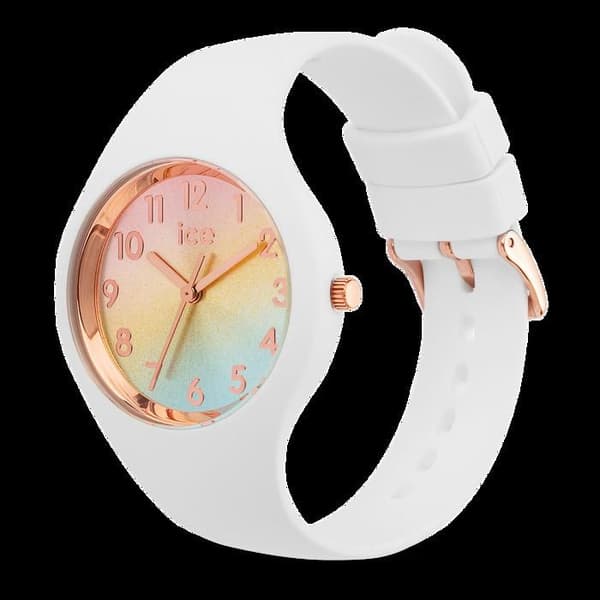 Klocka - ICE-WATCH - Vit silikon - Rund - 34 mm - Dam
