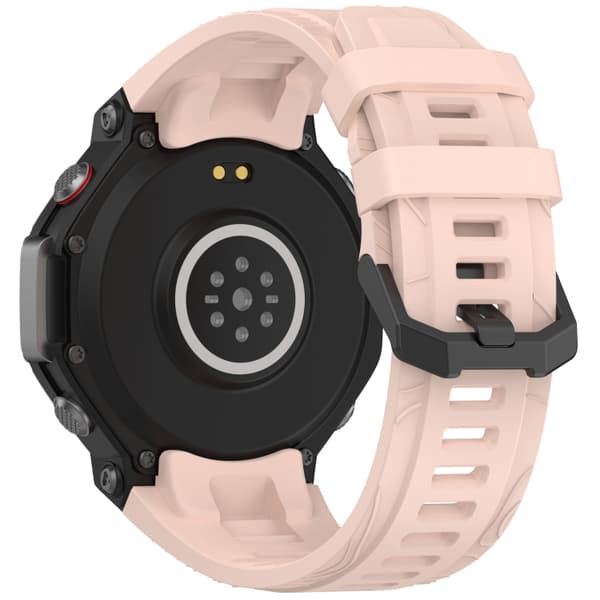 Silikonearmbånd til Amazfit T-Rex 3 med quick release - Pink