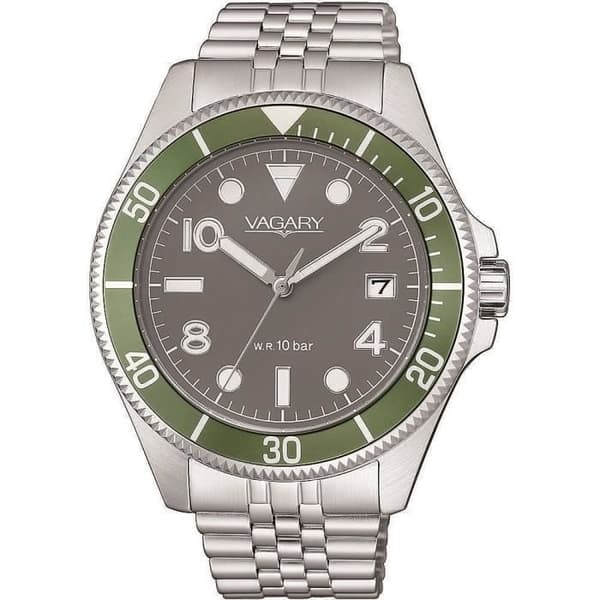 Seul Le Temps Herrklocka Vagary By Citizen Informal Acqua cod. VD5-015-61 Silver/Stål - Kvarts - 10 atm