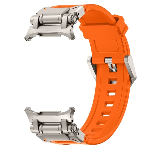 Silikonearmbånd til Samsung Galaxy Watch Ultra 47mm med quick release - Orange