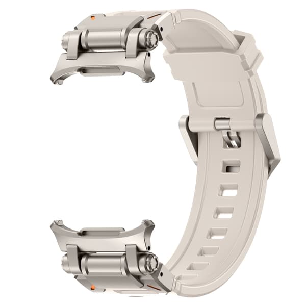 Silikonearmbånd til Samsung Galaxy Watch Ultra 47mm med quick release - Starlight