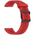 Miniatyrbilde 1 av 2: Silikonarmbånd 22mm for Xiaomi S4 Sport - Rød