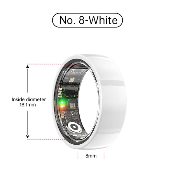 INF Smart Ring R1000 - Sleep Monitor Bluetooth 5.2 Blood Oxygen Tracker