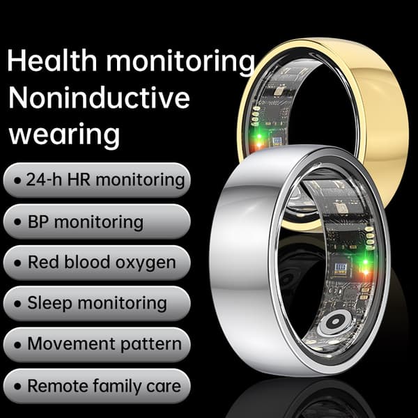 INF Smart Ring R1000 – Unimonitori, Bluetooth 5.0, veren happimonitori