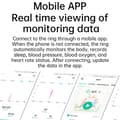 Miniatyrbilde 5 av 11: INF Smart Ring R1000 – Sleep Monitor, Bluetooth 5.0, Blood Oxygen Monitor