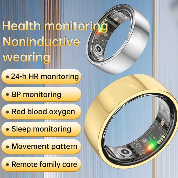 Smart Ring R1000 – Søvnmonitor, Bluetooth 5.0, Blood Oxygen Monitor