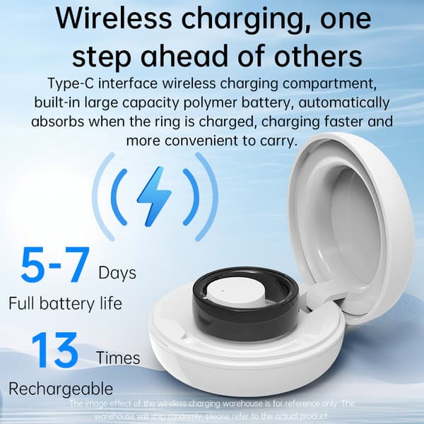 INF Smart Ring R1000 – Sömnmonitor, Bluetooth 5.0, Blodsyremätare