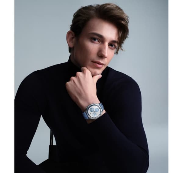 Huawei Watch GT 5 46mm, stainless steel/blue