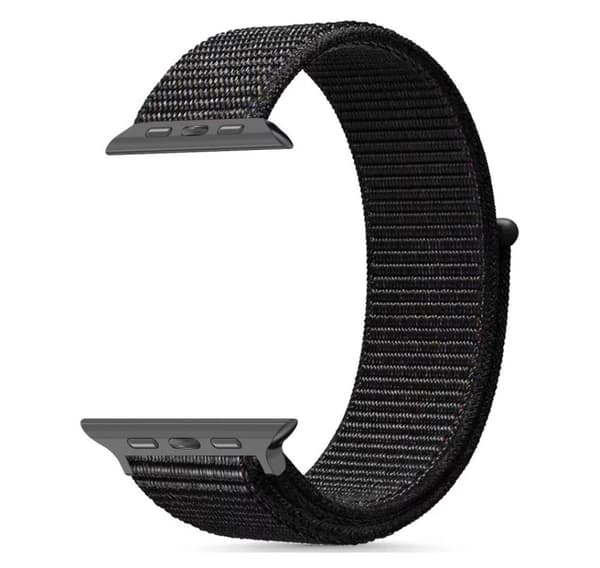 Tech-Protect watch strap Nylon Apple Watch 44/45/46/49mm, black