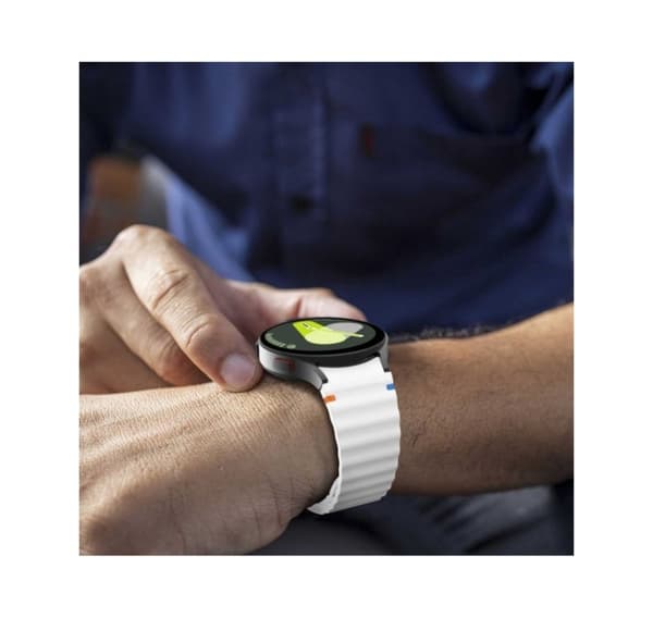 Tech-Protect watch strap Silicone Sport Samsung Galaxy Watch4/5/5 Pro/6/7/FE, white