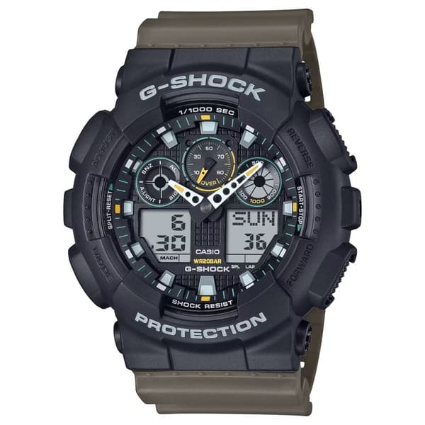 Miesten rannekellot Casio G-Shock OVERSIZED - TWO TONE UTILITY COLOURS Musta (Ø 51 mm)