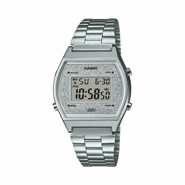 Naisten rannekellot Casio VINTAGE GLITTER SERIE Hopeinen (Ø 35 mm)