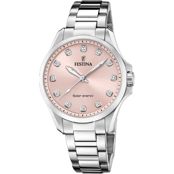 Miesten rannekellot Festina F20654/2 Pinkki Hopeinen