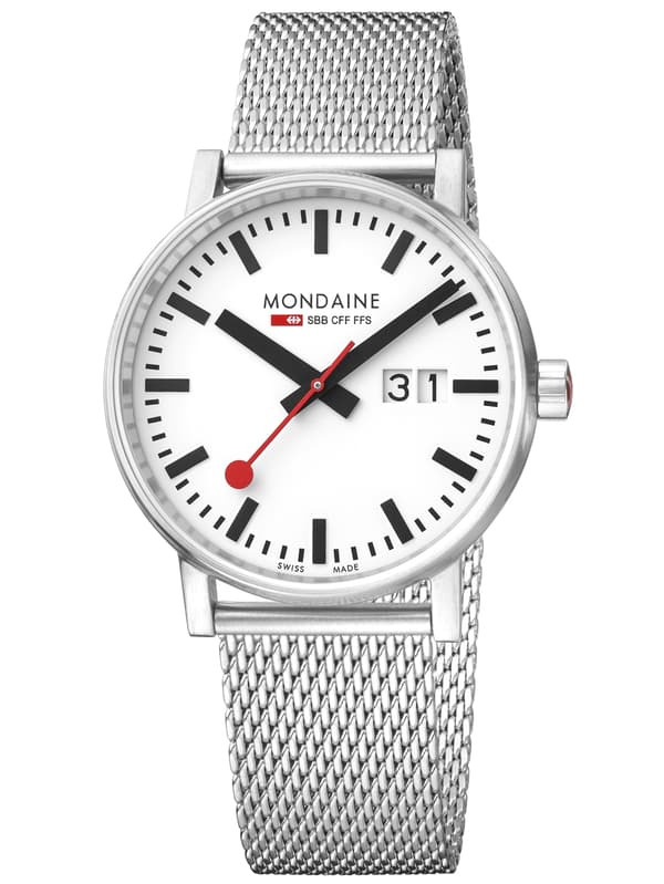 Mens Watch Mondaine MSE.40210.SM, Quartz, 40mm, 3ATM