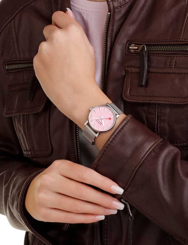 Ladies Watch Mondaine MSE.35130.SM, Quartz, 35mm, 3ATM
