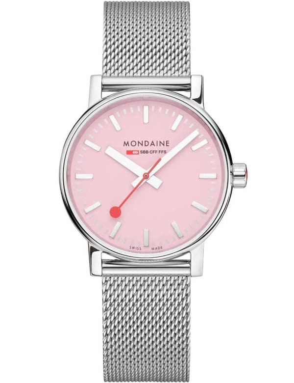 Ladies Watch Mondaine MSE.35130.SM, Quartz, 35mm, 3ATM