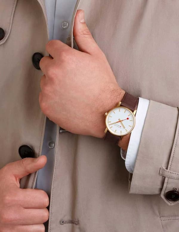 Mens Watch Mondaine MSE.40112.LG, Quartz, 40mm, 3ATM