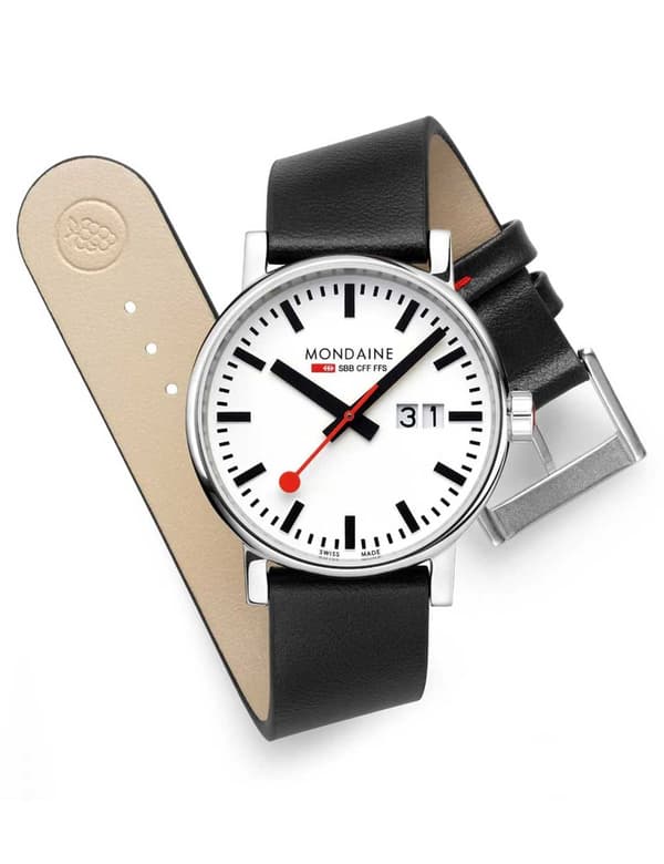 Mens Watch Mondaine MSE.40210.LBV, Quartz, 40mm, 3ATM