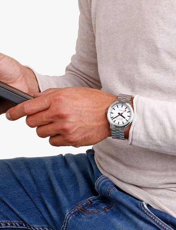 Mens Watch Mondaine MST.4161B.SJ, Automatic, 41mm, 3ATM