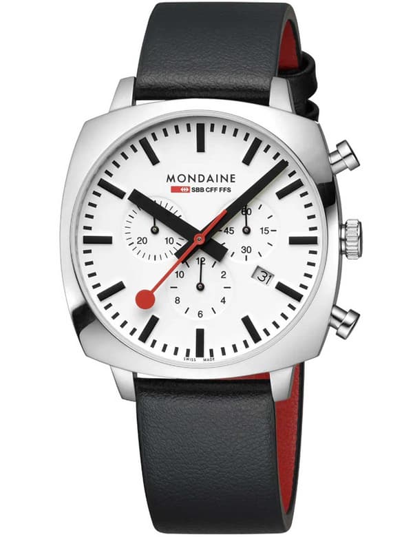Mens Watch Mondaine MSL.41410.LBV.SET, Quartz, 41mm, 5ATM