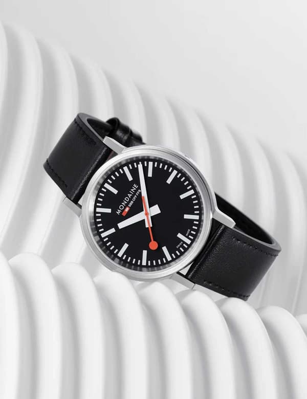 Mens Watch Mondaine MST.41020.LBV.2SE, Quartz, 41mm, 3ATM