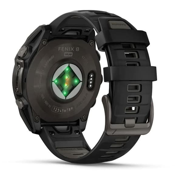 Smartwatch fenix 8 sapp. sol/svart/grå 010-02907-11, Garmin