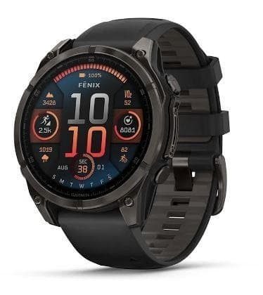 Smartwatch fenix 8 safir/sort/grå 010-02905-21, Garmin