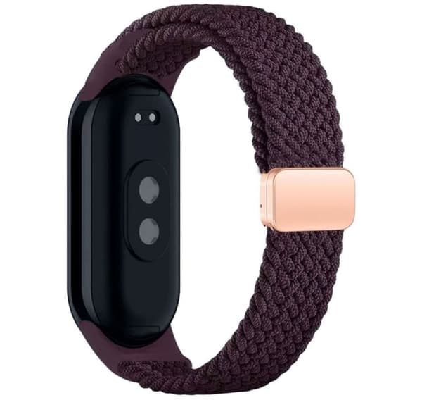 Tech-Protect watch strap NylonMag Xiaomi Smart Band 8/9, dark cherry
