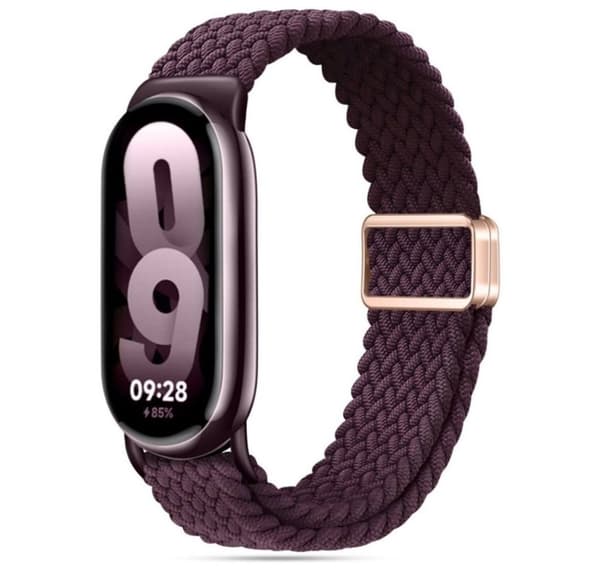 Tech-Protect watch strap NylonMag Xiaomi Smart Band 8/9, dark cherry