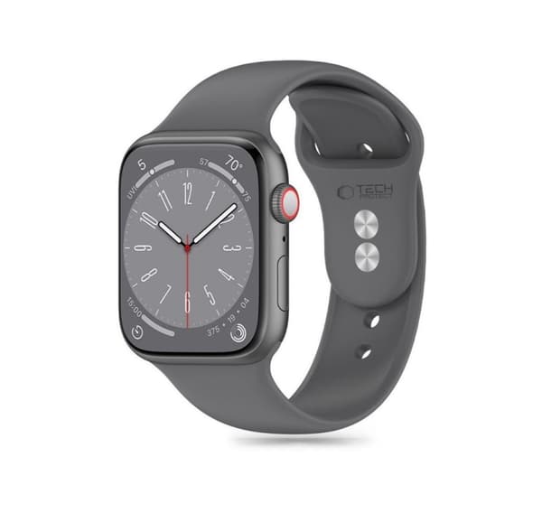 Tech-Protect klokkerem Silikon Apple Watch 42/44/45/49 mm, leire
