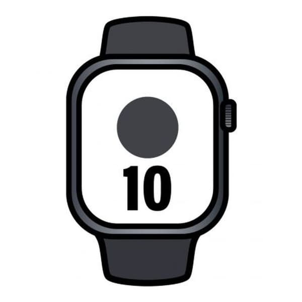 Herrklocka Apple MWY33QL/A Svart Ø 46 mm