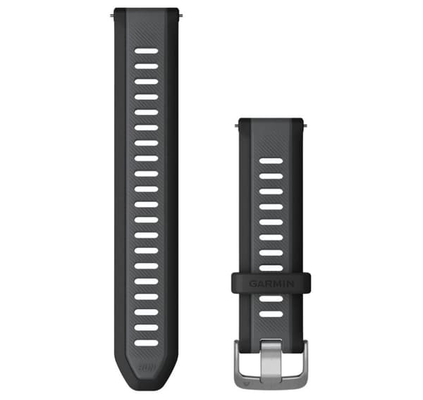Garmin watch strap Quick Release 20mm, black/slate grey