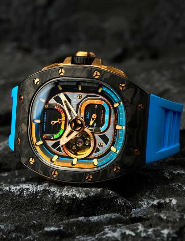 Mens Watch Nubeo NB-6105-05, Automatic, 44mm, 5ATM