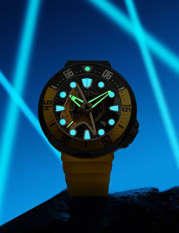 Mens Watch Nubeo NB-6104-01, Automatic, 50mm, 100ATM