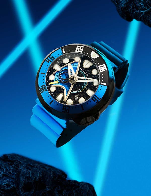 Mens Watch Nubeo NB-6104-02, Automatic, 50mm, 100ATM