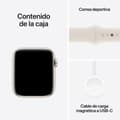 Miniatyrbillede 7 af 8: Smartwatch Apple MXEV3QL/A Hvid 44 mm