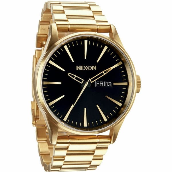 Miesten rannekellot Nixon A356-510 Musta Kulta