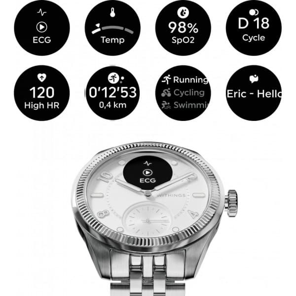 Withings Scanwatch Nova -smartwatch, 42 mm, Brilliant White