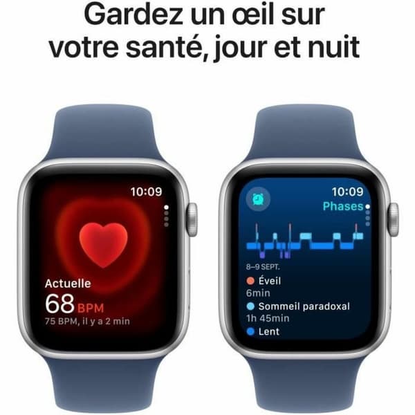 Smartklokke Apple Watch SE Blå Sølv Ø 44 mm