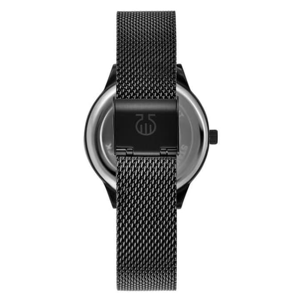 Damklocka Orphelia Fashion OF714815 Analog Quartz Armband Rostfritt stål Svart