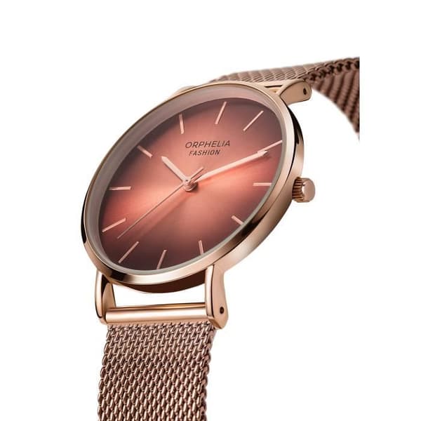 Orphelia Fashion Damklocka Analog Quartz Armband i rostfritt stål Ip-rosé OF714826